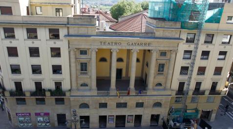 Fachada del Teatro Gayarre en 2014 Fachada del Teatro Gayarre en 2014