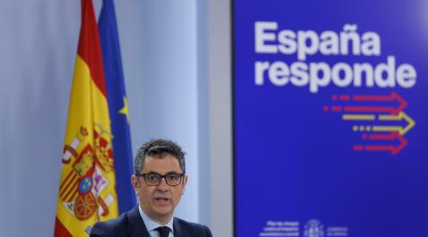 bolanos El ministro de la Presidencia, Relaciones con las Cortes y Memoria Democrática, Félix Bolaños