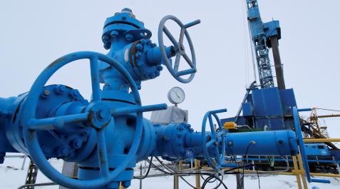 gazprom-gas-gaseoducto Válvulas de gasoducto Yamal-Europa, operado por la compañía Gazprom