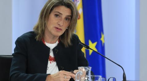 teresa ribera La vicepresidenta tercera y ministra para la Transición Ecológica, Teresa Ribera, en su comparecencia este viernes tras el Consejo de Ministros