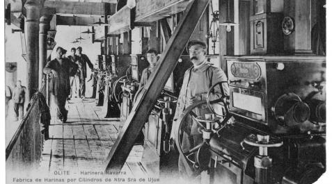 Las máquinas de la Harinera de Olite. Las máquinas de la Harinera de Olite.