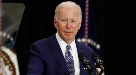joe-biden El presidente de Estados Unidos, Joe Biden, en la rueda de prensa tras visitar el supermercado de Buffalo en la que se produjo el tiroteo racista