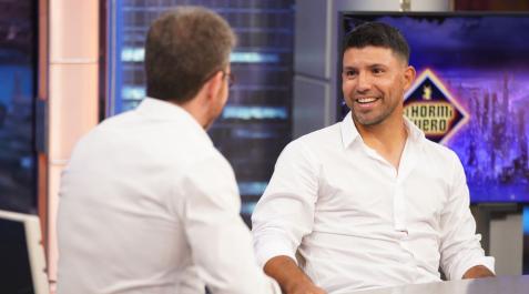 'Kun' Agüero durante su paso por 'El Hormiguero' 'Kun' Agüero durante su paso por 'El Hormiguero'