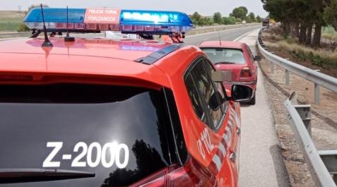 olite Vehículo inmovilizado por la Policía Foral en la AP15 en el término de Olite