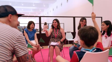 taller La pedagoga Sara Luqui imparte un taller sobre los secretos del cerebro, en Baluarte, en el marco de 'Expofamily'.