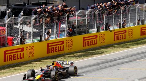 El piloto de Red Bull Max Verstappen durante el Gran Premio de España de Fórmula Uno El piloto de Red Bull Max Verstappen durante el Gran Premio de España de Fórmula Uno