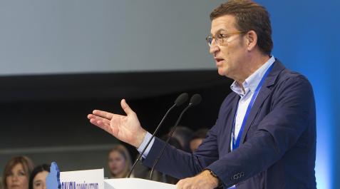 Feijoo Alberto Núñez Feijóo durante el 18 Congreso del PPdeG celebrado en Pontevedra