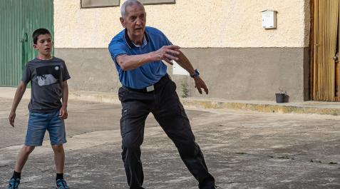 Pelotari a los 81 años Pelotari a los 81 años