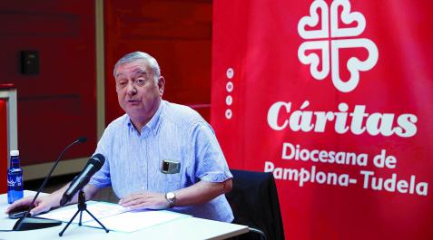 Ángel Iriarte, vicario de Pastoral Social de la diócesis y director de Cáritas Ángel Iriarte, vicario de Pastoral Social de la diócesis y director de Cáritas