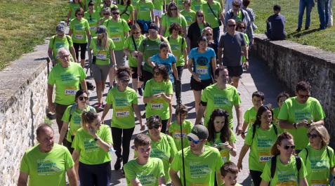 Marcha contra el Cáncer por la Investigación en Pamplona. Marcha contra el Cáncer por la Investigación en Pamplona.