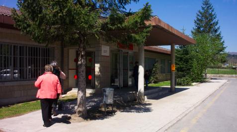 En una imagen de archivo, acceso al Centro de Salud de Alsasua En una imagen de archivo, acceso al Centro de Salud de Alsasua
