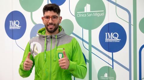 El lateral izquierdo Joao Pinto, fichaje de Helvetia Anaitasuna Joao Pinto