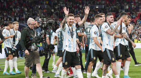FOOTBALL - FINALISSIM (34925222) Leo Messi, tras la Finalissima del miércoles en Londres, donde cuajó un gran partido
AFP7
01/06/2022 ONLY FOR USE IN SPAIN