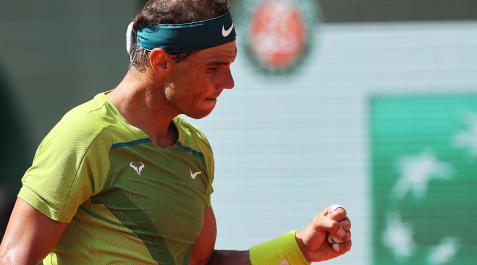 Rafa Nadal Rafa Nadal celebra un punto en el partido ante Ruud