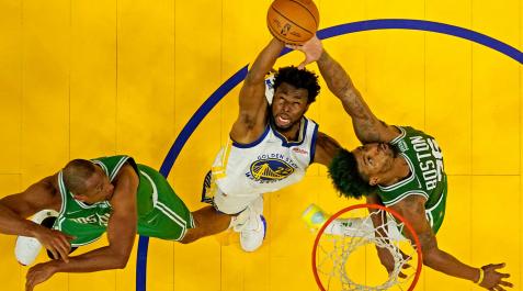 NBA_Boston-warriors Un momento del partido disputado entre los Warriors y los Celtics