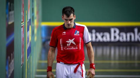 ezk Joseba Ezkurdia, en un momento de la pasada final Manomanista.