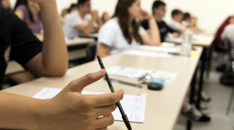 evau-tudela Fotos del comienzo de las pruebas de la Evaluación de Acceso a la Universidad (EvAU) en Tudela.