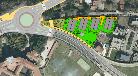 Glorieta Propuesta de la nueva rotonda en Beloso