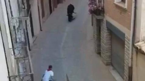 CORNEADO-LOS-ARCOS El peregrino estadounidense vuelve a casa agradecido a quienes le salvaron la vida