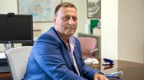 El concejal de Seguridad Ciudadana, Javier Labairu, en su despacho del área municipal El concejal de Seguridad Ciudadana, Javier Labairu, en su despacho del área municipal