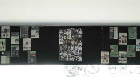 Un aspecto de la exposición montada en el IES Mendillorri en torno a las mujeres en tiempos de Franco. Un aspecto de la exposición montada en el IES Mendillorri en torno a las mujeres en tiempos de Franco.
