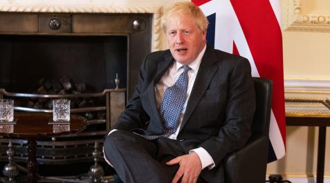 BJonhson El primer ministro británico, Boris Johnson, durante un acto en el 10 de Downing Street