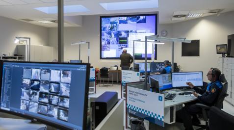 CENTRO DE MOVILLIDAD VIAL-centro-control Centro de Coordinación Operativa (CECOP) de la Policía Municipal