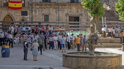 Rodaje de 'La voz del sol' en Estella