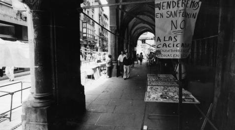 san nicolas La en los años ochenta el Ayuntamiento intentó poner orden en el mercadillo sanferminero de San Nicolás