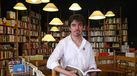 El historiador Mikel Zuza El historiador Mikel Zuza