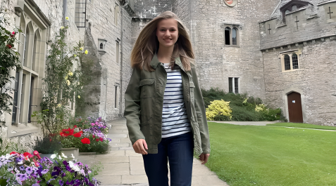 La princesa Leonor de Borbón en el UWC Atlantic College de Gales La princesa Leonor de Borbón en el UWC Atlantic College de Gales