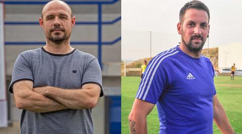 Antonio Gil y Jaime Pernaut, entrenadores de los equipos que se enfrentan este sábado