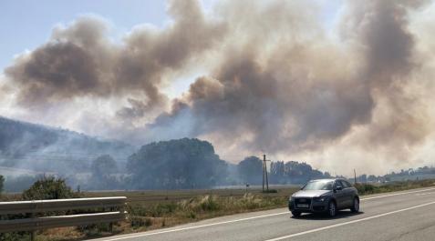 Incendios en Navarra La situación es muy preocupante a estas horas