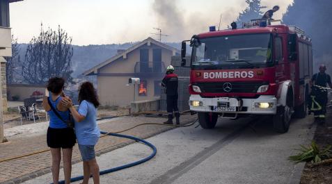 incendio-obanos Fotos del incendio producido entre Obanos y Legarda.