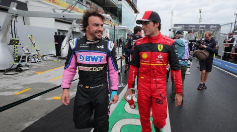Alonso y Sainz en el GP de Canadá Alonso y Sainz en el GP de Canadá