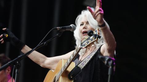 Emmylou Harris, en el Azkena Emmylou Harris, durante su actuación en el Azkena