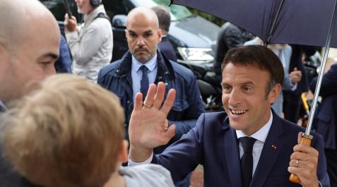 El presidente de Francia, Emmanuel Macron Emmanuel Macron