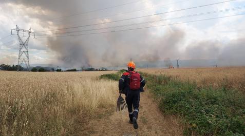 Incendio en Erice de Iza Incendio en Erice de Iza