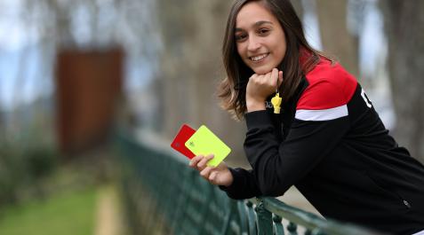 Andrea López Méndez La árbitra Andrea López ha ascendido a la Primera RFEF