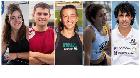 MontajeNerja De izda. a dcha., Nerea Ibinaga, Iker Alfonso, Nerea Bermejo, Iratxe Sarasola y Estanis Ruiz