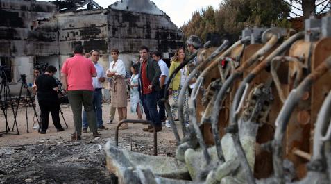 visita-chivite-sendaviva Fotos de la visita de María Chivite a Sendaviva tras el incendio.