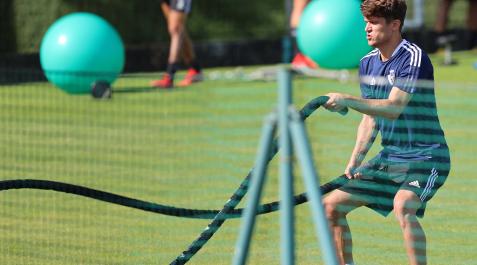 Marc Cardona Marc Cardona, en una sesión de la pretemporada pasada en Tajonar