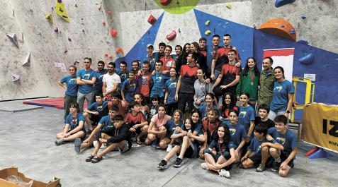 escalada1 Los distintos premiados en la competición de escalada de dificultad celebrada este pasado sábado
