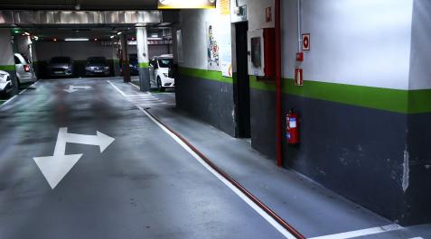 ParkingCHN Aparcamiento donde el inmdemnizado sufrió la caída