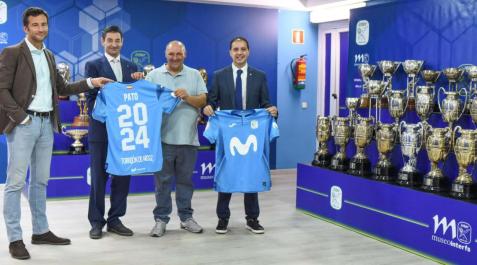 pato movistar José Lucas Mena 'Pato' fue presentado como técnico de Movistar Inter en el Museo Interista del Jorge Garbajosa