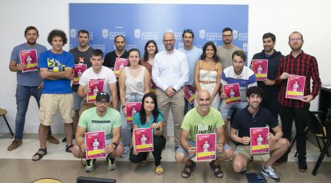 sportkids Foto de familia tras la presentación, este miércoles, de la iniciativa 'SportKids'