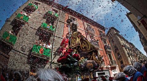 Procesión SF Imagen de la profesión de San Fermín