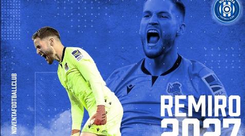 remiro El portero Álex Remiro ha renovado con la Real Sociedad hasta el 30 de junio de 2027