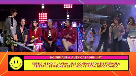 Víctor Sandoval homenajea a Álex Casademunt en ‘Sálvame Mediafest’ Víctor Sandoval homenajea a Álex Casademunt en ‘Sálvame Mediafest’