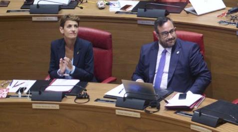 chivite Chivite y Remírez, en el pleno de este viernes